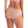 Figi ISLA Beżowe z Koronką - Eleganckie Pełne Majtki