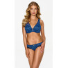 Biustonosz KATE - Zmysłowy Push-up w Intensywnym Niebieskim