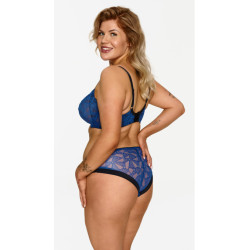 Biustonosz BIG SARA Błękitny - Dla Pełniejszego Biustu