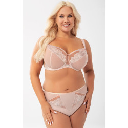 Biustonosz Miękki Plus Size z Koronką | Wygoda i Podparcie