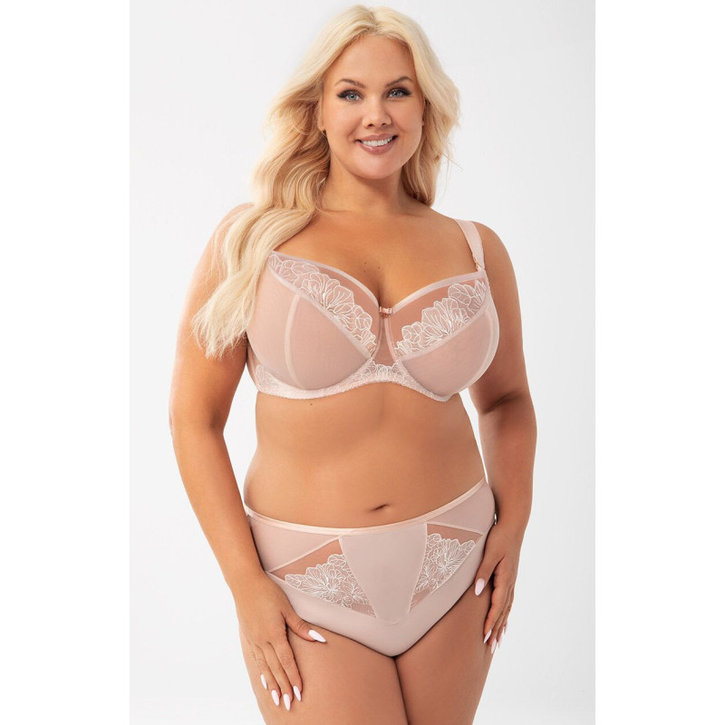 Biustonosz Miękki Plus Size z Koronką | Wygoda i Podparcie