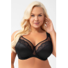 Biustonosz Miękki Plus Size z Koronką | Wygoda i Podparcie