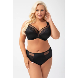 Biustonosz Miękki Plus Size z Koronką | Wygoda i Podparcie