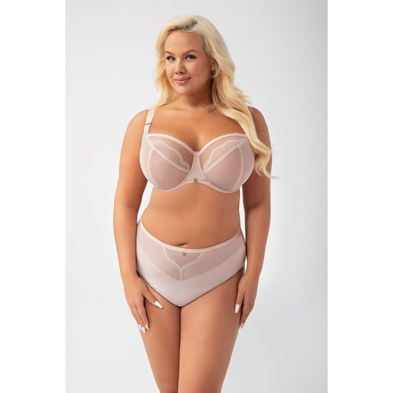 biustonosz BIG IDA – stabilne 3-częściowe miski z koronką